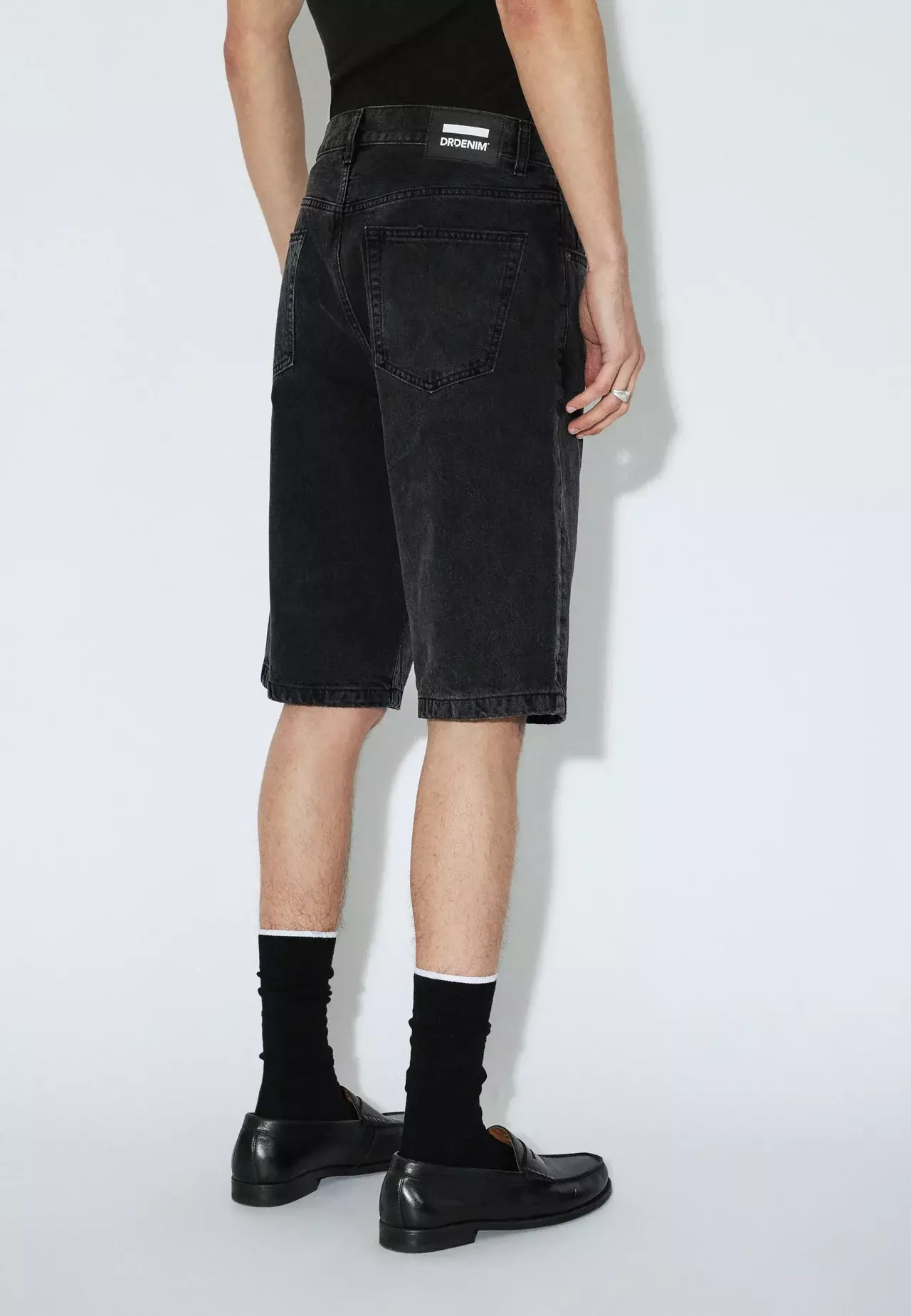Dr.Denim Omar Shorts Worn Black Herren Denim schwarz
